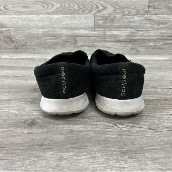 Merinos Dark Gray Casual Wool Knit Slip On Lightweight Shoes Size 9 - Picture 3 of 7